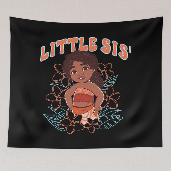 Item preview, Maui Tropical Little Sis Art – Cute Island Girl Floral Design designed and sold by BaileJavo.