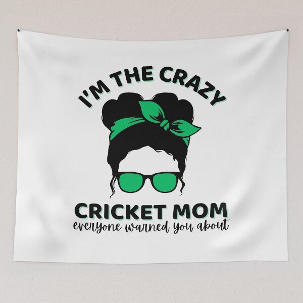 Item preview, Crazy Cricket Mom designed and sold by MimsTees.