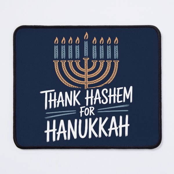 Item preview, Thank HaShem for Hanukkah – Menorah Illustration designed and sold by Thank-HaShem.