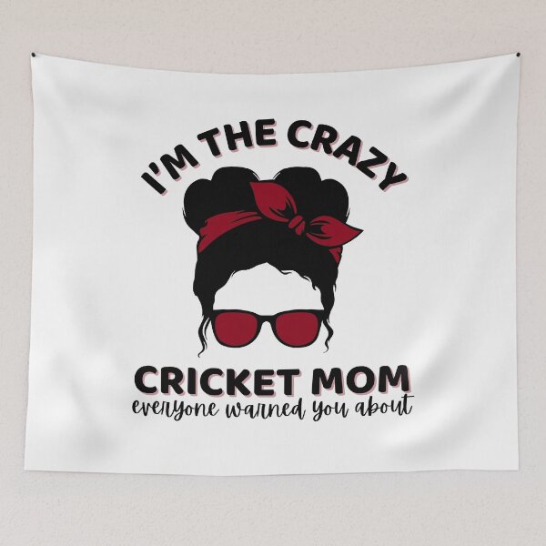 Item preview, Crazy Cricket Mom designed and sold by MimsTees.
