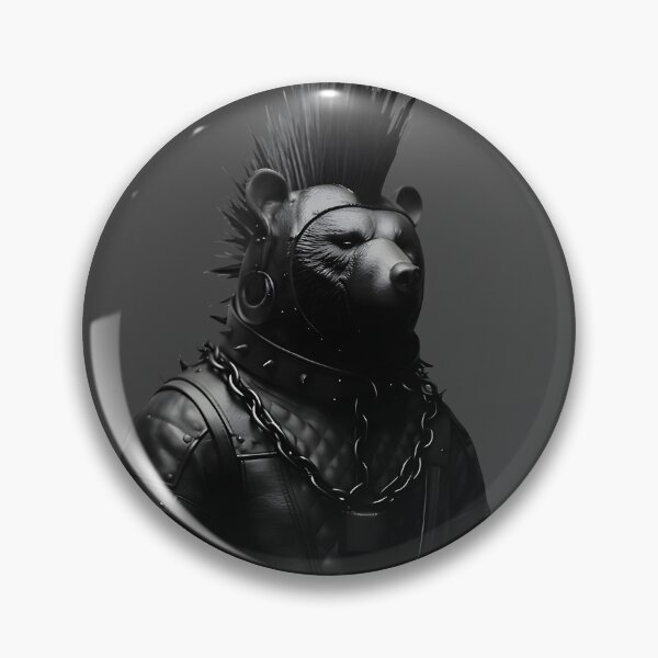 Item preview, Punk Metal Bear designed and sold by tbearsdesigns.