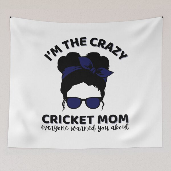 Item preview, Crazy Cricket Mom designed and sold by MimsTees.