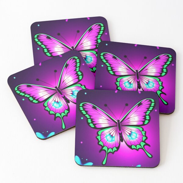 Item preview, Neon Lumina Butterfly designed and sold by PeodeesCrazy.