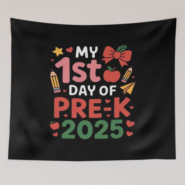 Item preview, My 1st Day of Pre-K PreK Pre K 2025 Back to School Girls designed and sold by ryukaizox1.