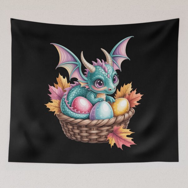 Item preview, Dragon Easter Day Loves Easter Eggs Dragons designed and sold by Bandikonsalez.