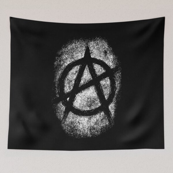 Item preview, Distressed Anarchy Symbol Grunge Design designed and sold by Victor Shadehorn.