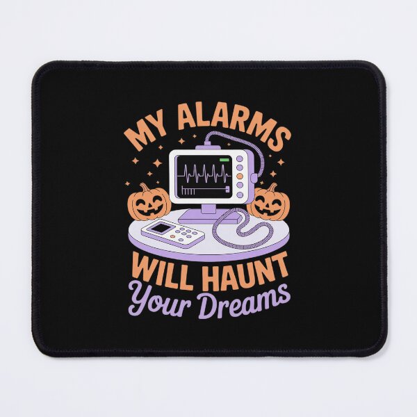 Item preview, My Alarms Will Haunt Your Dream Nurse Telemetry Halloween designed and sold by ryukaizox1.