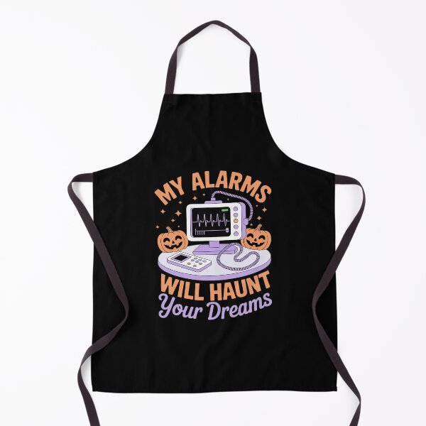 Item preview, My Alarms Will Haunt Your Dream Nurse Telemetry Halloween designed and sold by ryukaizox1.