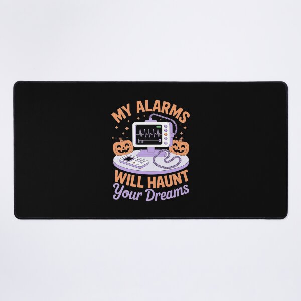 Item preview, My Alarms Will Haunt Your Dream Nurse Telemetry Halloween designed and sold by ryukaizox1.