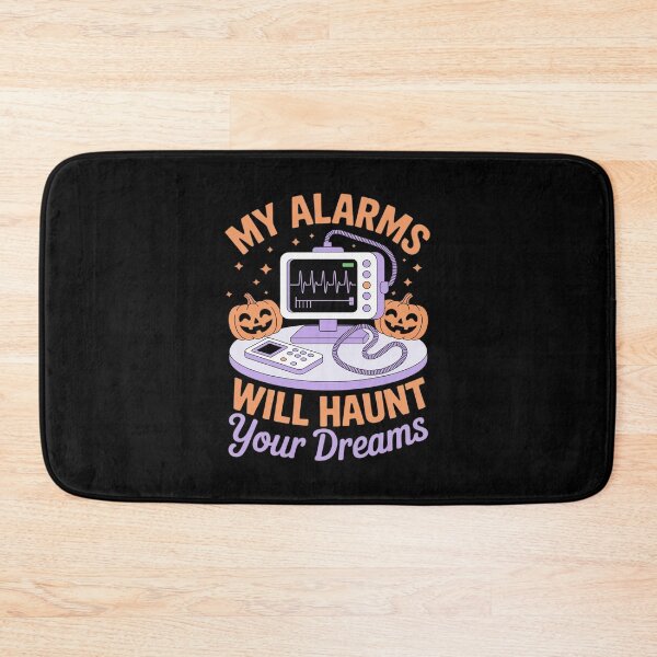 Item preview, My Alarms Will Haunt Your Dream Nurse Telemetry Halloween designed and sold by ryukaizox1.
