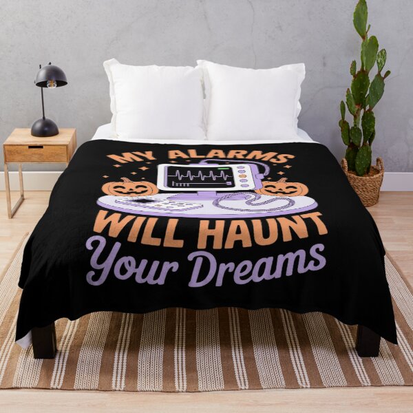 Item preview, My Alarms Will Haunt Your Dream Nurse Telemetry Halloween designed and sold by ryukaizox1.