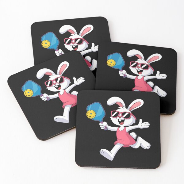 Item preview, Happy Easter Bunny Playing Pickleball Easter Sport designed and sold by Bandikonsalez.