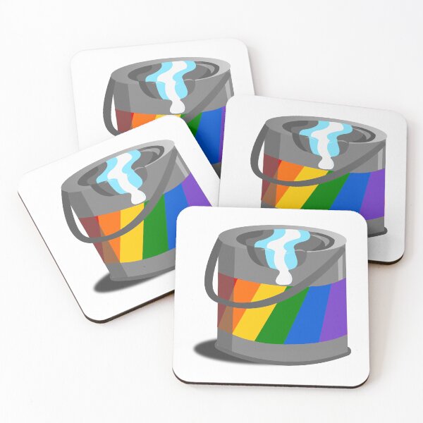 Item preview, Proud Paint Demiboy Flag in a Bucket designed and sold by HarveyHandcraftsandDesigns.