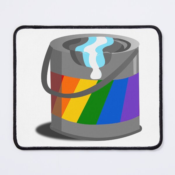 Item preview, Proud Paint Demiboy Flag in a Bucket designed and sold by HarveyHandcraftsandDesigns.