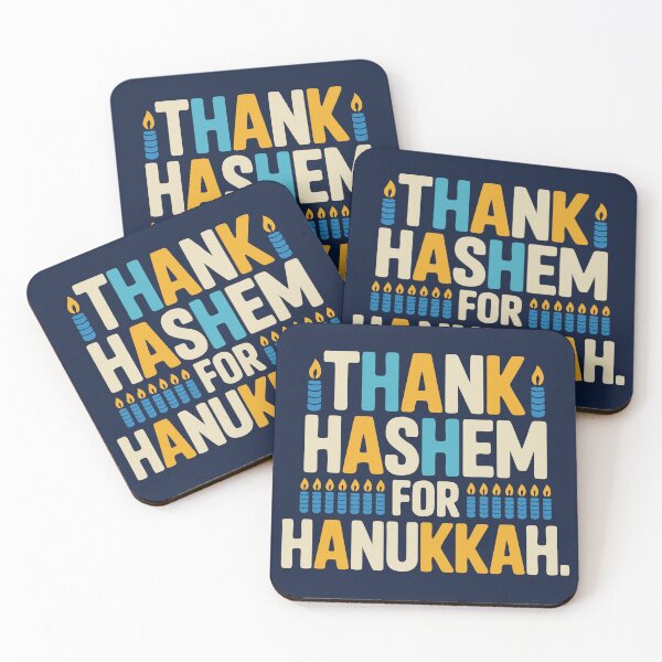 Item preview, Thank HaShem for Hanukkah – Colorful Candle Design designed and sold by Thank-HaShem.