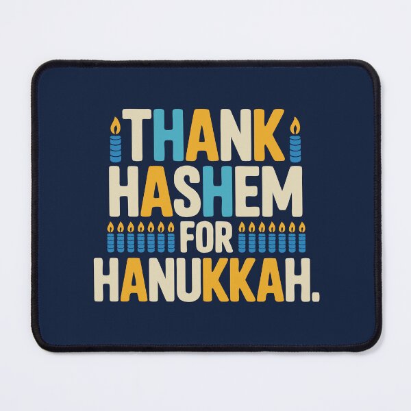 Item preview, Thank HaShem for Hanukkah – Colorful Candle Design designed and sold by Thank-HaShem.