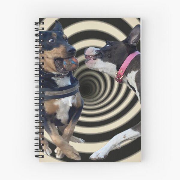 Item preview, Maggie and JJ b/w time travel spiral designed and sold by okeyjet.