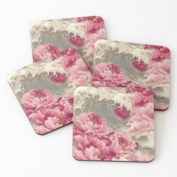 Item preview, Waves and Peonies Dreamscape designed and sold by ArgentoArt.