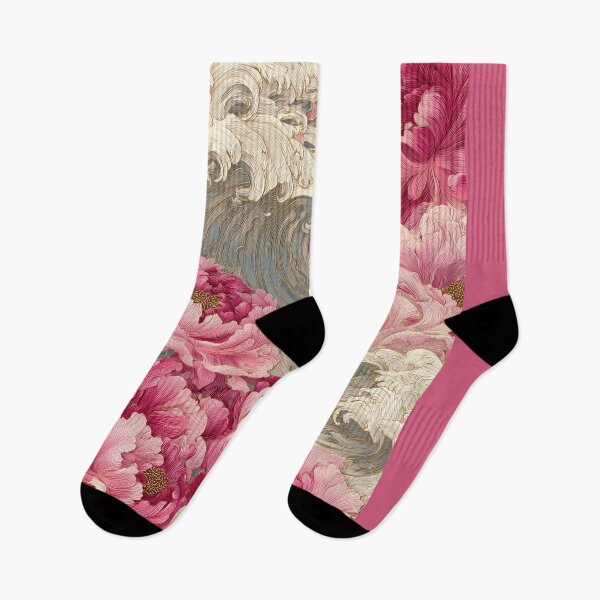 Item preview, Waves and Peonies Dreamscape designed and sold by ArgentoArt.