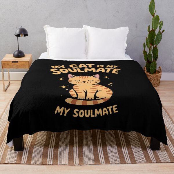 Item preview, My Cat is My Soulmate – Glowing Cozy Cat Art designed and sold by Rotasiin.