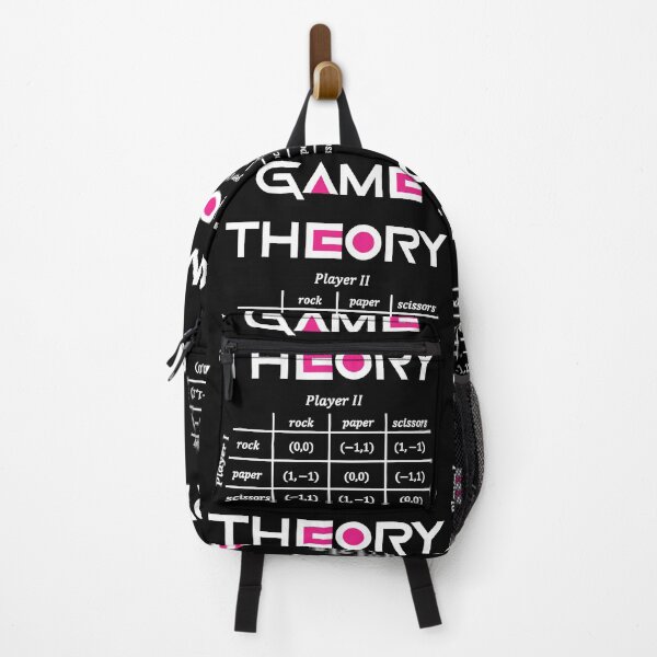 Item preview, Funny Nerdy Game Theory Rock Paper Scissors Payoff Matrix White Text designed and sold by MathWare MathClips.