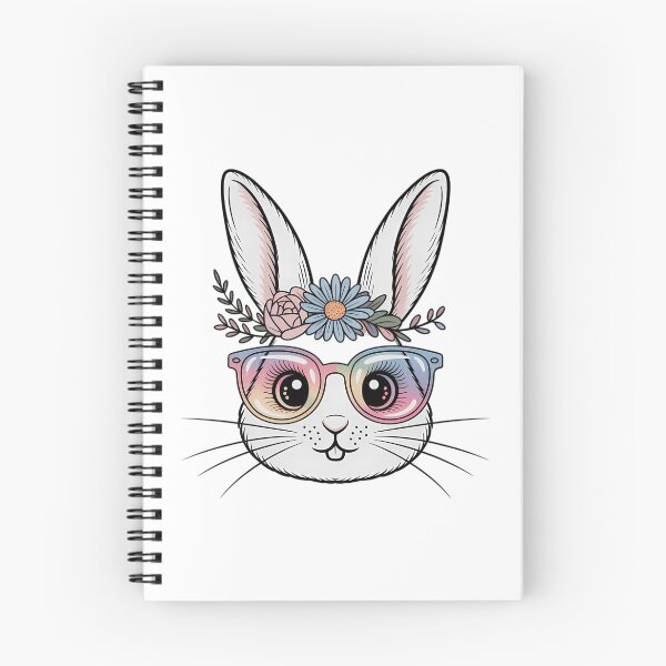 Item preview, Cute Bunny Rabbit Face Tie Dye Glasses Girl Happy Easter Day designed and sold by Bandikonsalez.