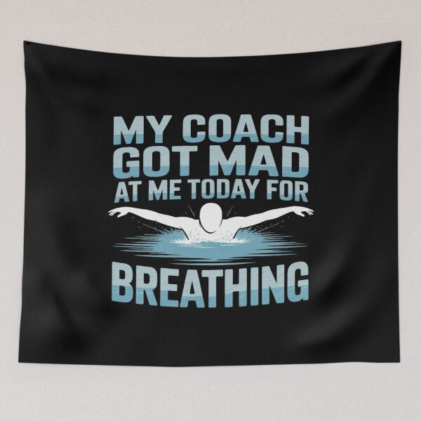 Item preview, My Coach Got Mad At Me Today For Breathing Funny designed and sold by Rotasiin.