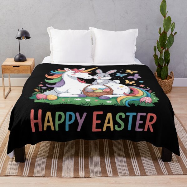 Item preview, Cute Bunny Riding Unicorn Easter Egg Cute Rabbit Easter day designed and sold by Bandikonsalez.