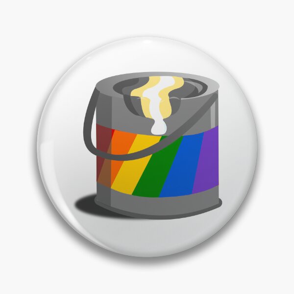 Item preview, Proud Paint Demigender Flag in a Bucket designed and sold by HarveyHandcraftsandDesigns.