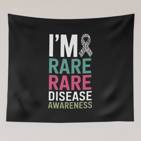 Item preview, I'm Rare Disease Warrior Zabra Ribbon Rare Disease Awareness designed and sold by procionartss.