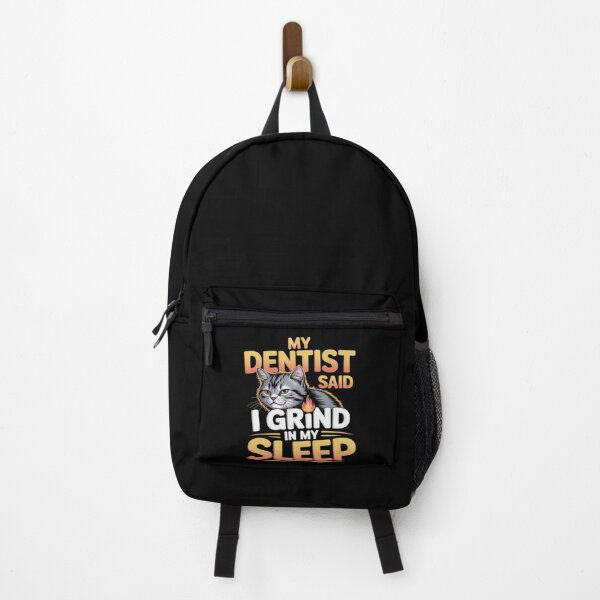 Item preview, My Dentist Said I Grind In My Sleep Lover Cat Meme designed and sold by Rotasiin.