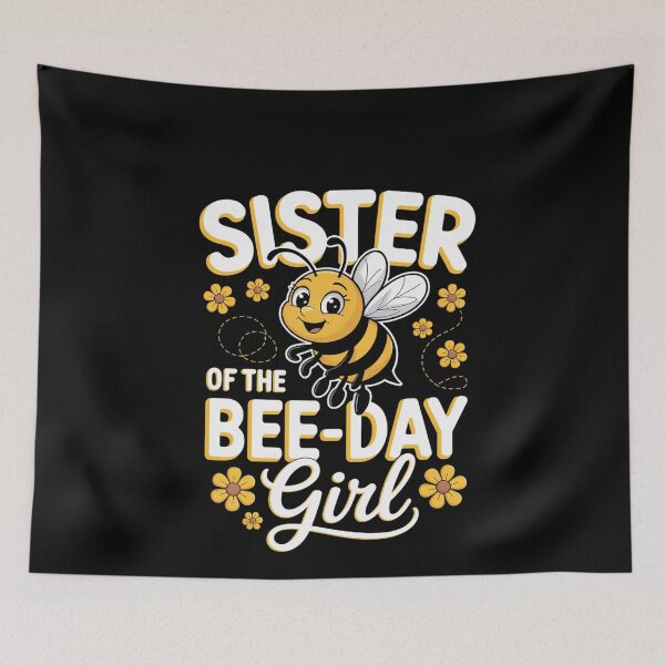 Item preview, Sister of The Bee Day Girl Bee Birthday Party Theme  designed and sold by MinaReinger.