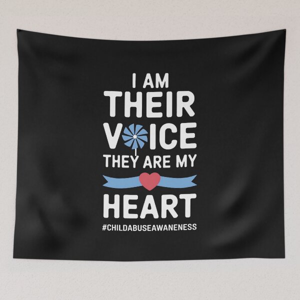 Item preview, I'm Their Voice Child Abuse Prevention Awareness Month designed and sold by procionartss.