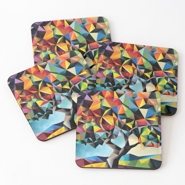 Item preview, Modern Contemporary Geometric-Style Tree Abstract Design Art designed and sold by DEC02.