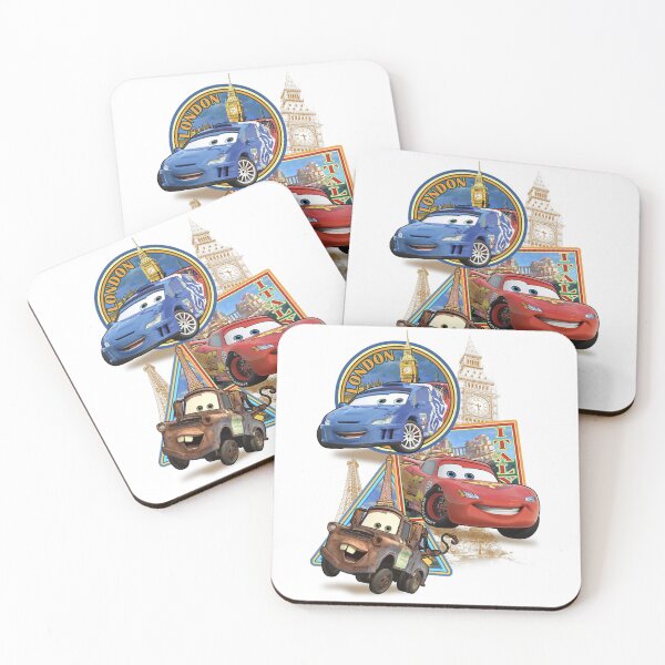 Item preview, Disney Pixar Cars 2 London Italy Paris World Tour Postcards  designed and sold by Haleigh Julius.