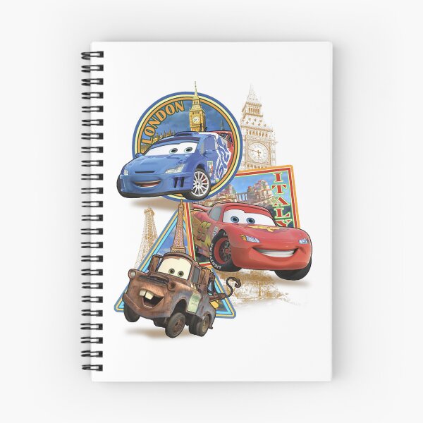 Item preview, Disney Pixar Cars 2 London Italy Paris World Tour Postcards  designed and sold by Haleigh Julius.