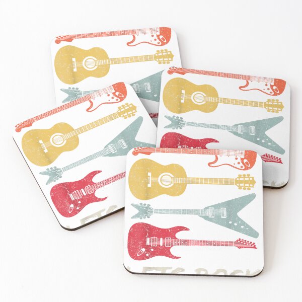 Item preview, Lets Rock n Roll Guitar Retro Gift Men Women designed and sold by WillLara5Deut.