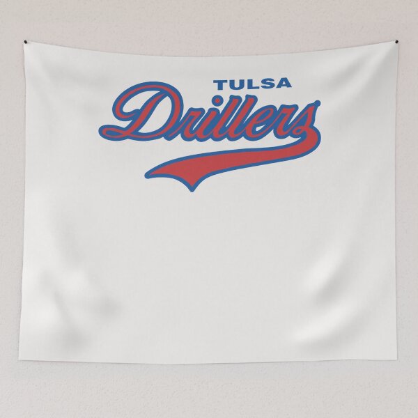 Artikelvorschau, Tulsa Drillers Vintage-Logo Baseball-Logo entworfen und verkauft von JacobsDemetrius.