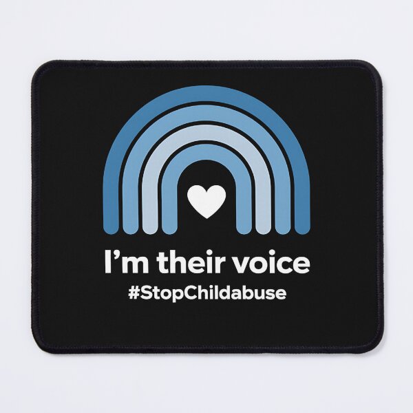 Item preview, I'm Their Voice Heart Child Abuse Awareness Month Prevention designed and sold by procionartss.