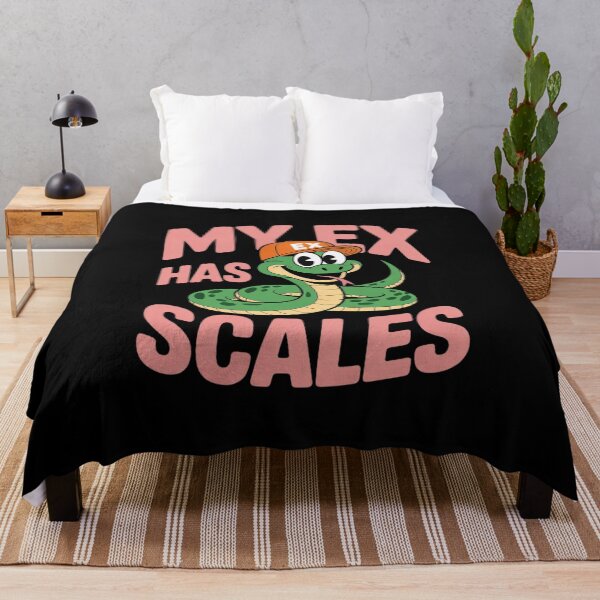 Item preview, My Ex Has Scales Funny Snake novelty for Reptile Lovers designed and sold by LinlinsDemons.