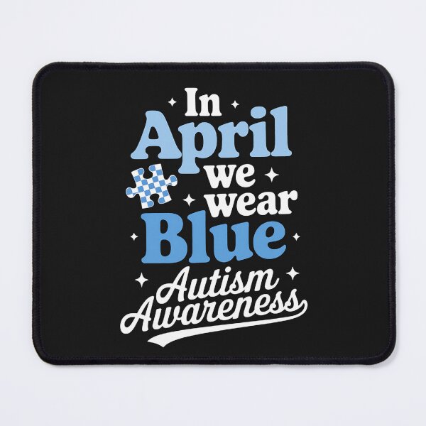 Item preview, In April We Wear Blue Autism Awareness Support Squad Puzzle designed and sold by procionartss.