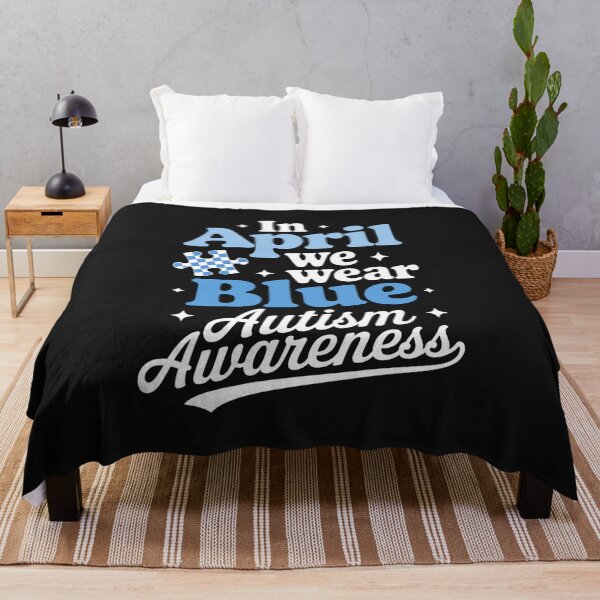 Item preview, In April We Wear Blue Autism Awareness Support Squad Puzzle designed and sold by procionartss.