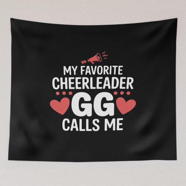 Item preview, My Favorite Cheerleader Calls Me Gg Cheerleading designed and sold by LinlinsDemons.