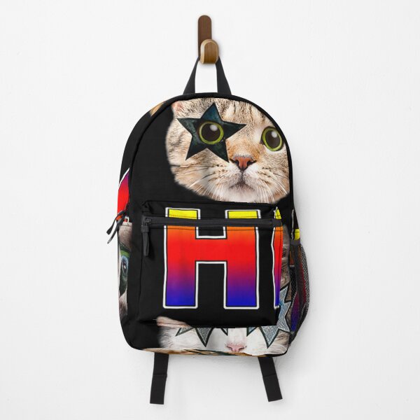 Item preview, Hiss-Funny-Cats-Kittens-Rock-Rockin-T-Shirt designed and sold by IliasLeroy.