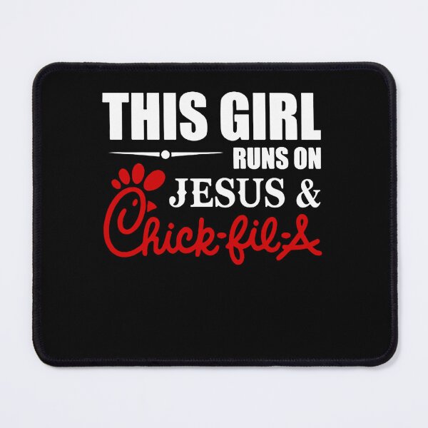 Item preview, his-Will-be-The-Girl-Runs-on-Jesus-and-Chick-Fil-A-Shirt designed and sold by IliasLeroy.