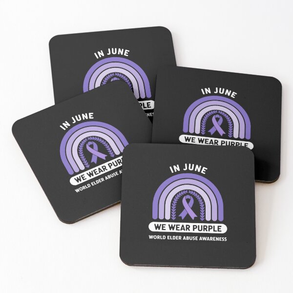Item preview, In June We Wear Purple For World Elder Abuse Awareness designed and sold by procionartss.