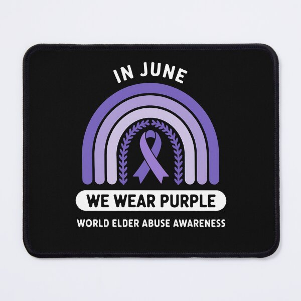 Item preview, In June We Wear Purple For World Elder Abuse Awareness designed and sold by procionartss.