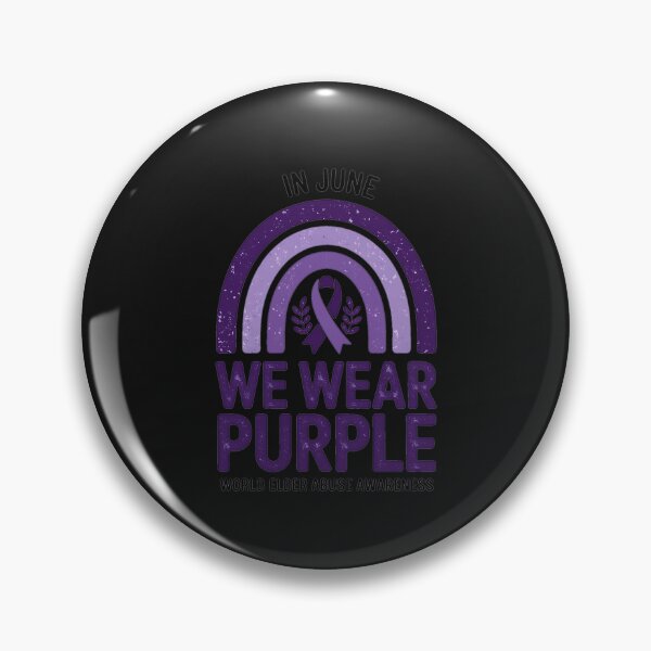 Item preview, In June We Wear Purple World Elder Abuse Awareness 1 designed and sold by procionartss.