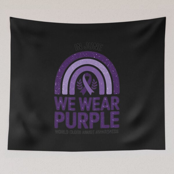 Item preview, In June We Wear Purple World Elder Abuse Awareness 1 designed and sold by procionartss.