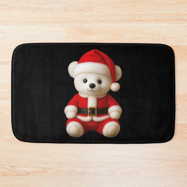 Item preview, Cute Santa Bear Holiday Cheer Shapes Mania designed and sold by Shapes-Mania.